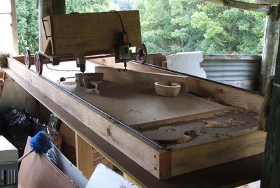 Wooden blade carving machine